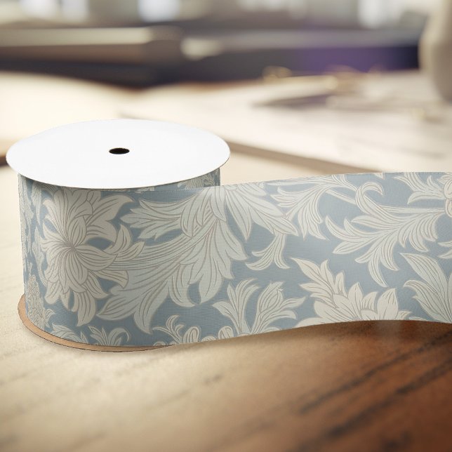 William Morris Chrysanthemum Pattern Satin Ribbon (Creator Uploaded)
