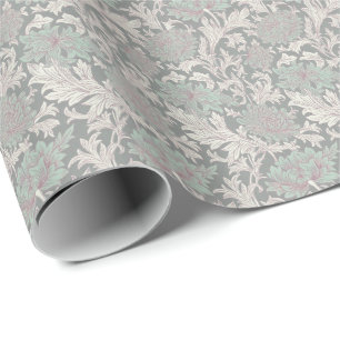 William Morris Chrysanthemum Pattern Wrapping Pape Paper