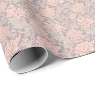 William Morris Chrysanthemum Pattern Wrapping Pape Paper
