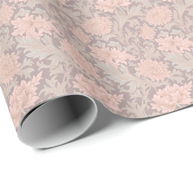 William Morris Chrysanthemum Pattern Wrapping Pape Paper (Roll Corner)