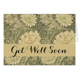 William Morris Chrysanthemum Sage Flower