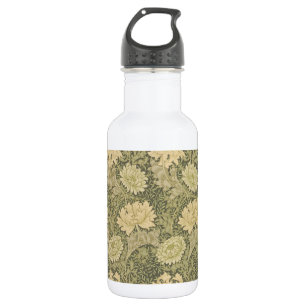 William Morris Chrysanthemum Sage Flower 532 Ml Water Bottle