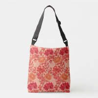 William Morris Chrysanthemums, Coral Orange