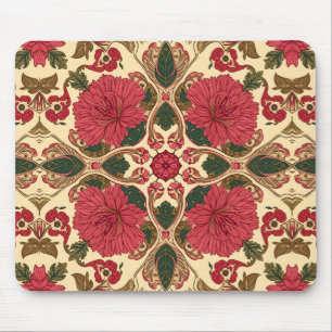 William Morris Chrysanthemums Floral Art Nouveau Mouse Mat