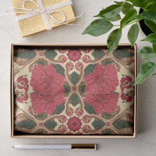  William Morris Chrysanthemums Floral Art Nouveau  Tissue Paper