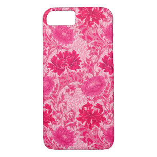 William Morris Chrysanthemums, Fuchsia Pink iPhone 8/7 Case