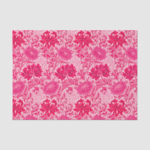 William Morris Chrysanthemums, Fuchsia Pink Tissue Paper