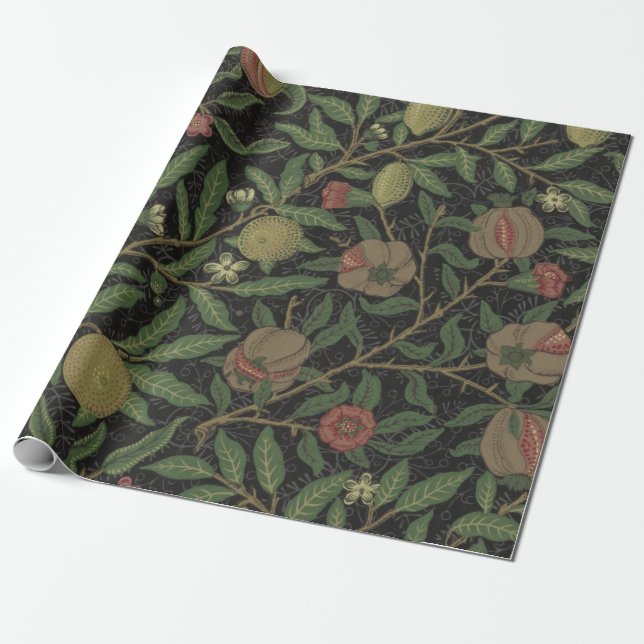 William Morris Citrus and Pomegranate Print Paper (Unrolled)