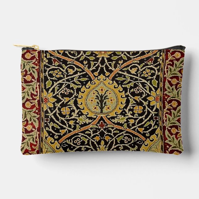 William Morris Classic Carpet Art Print Design Accessory Pouch (Front)
