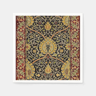 William Morris Classic Carpet Art Print Design Napkin