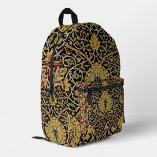 William Morris Classic Carpet Art Print Design Printed Backpack