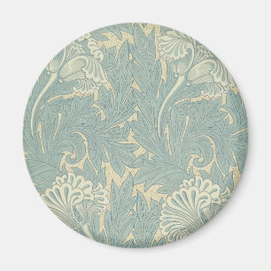 William Morris Classic Tulip Blue Floral Magnet