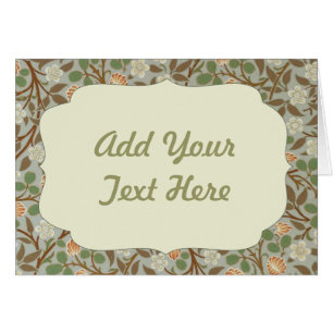 William Morris Clover Botanical Flower