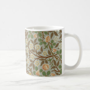 William Morris Clover Botanical Flower Coffee Mug