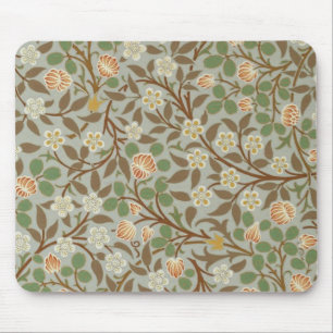 William Morris Clover Botanical Flower Mouse Mat