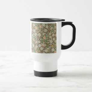 William Morris Clover Botanical Flower Travel Mug