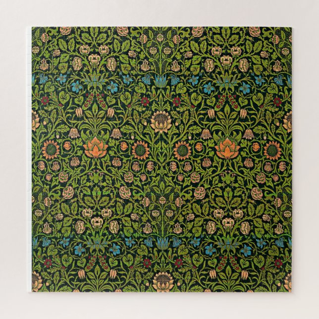 William Morris - Columbine, dark green, Case-Mate Jigsaw Puzzle (Vertical)