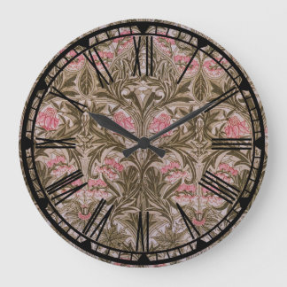 William Morris Columbine Pattern Wall Clock