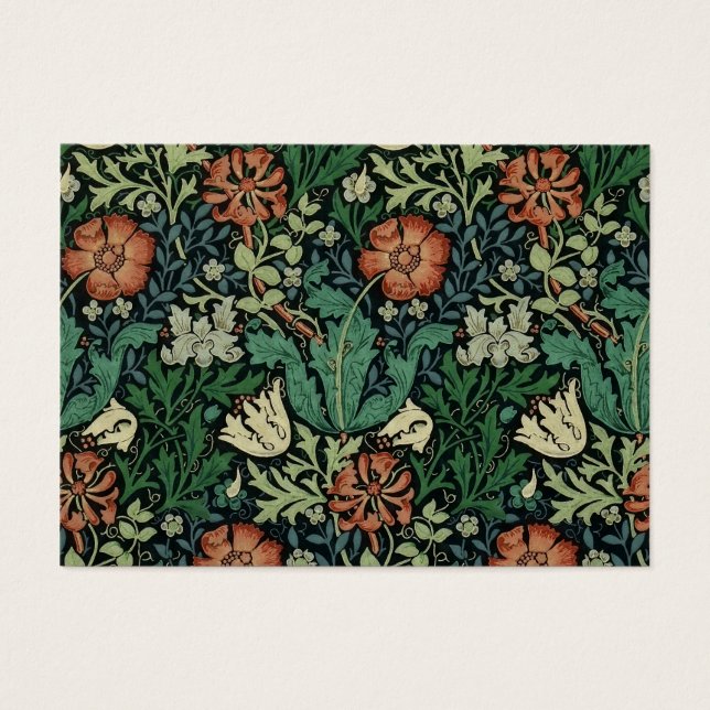 William Morris Compton Floral Art Nouveau Pattern (Front)