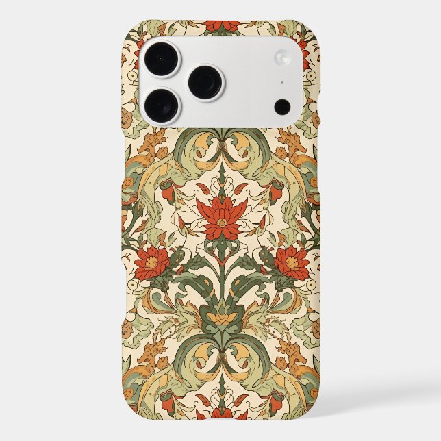 William Morris Compton Floral Art Nouveau Pattern (Back)