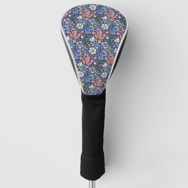 William Morris Compton Floral Art Nouveau Pattern Golf Head Cover (Front)
