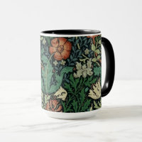 William Morris Compton Floral Art Nouveau Pattern