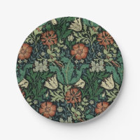 William Morris Compton Floral Art Nouveau Pattern