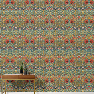 William Morris Compton Floral Art Nouveau Pattern Wallpaper