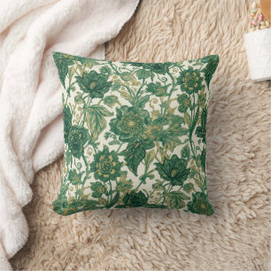 William Morris Compton greenery Art Nouveau Cushion