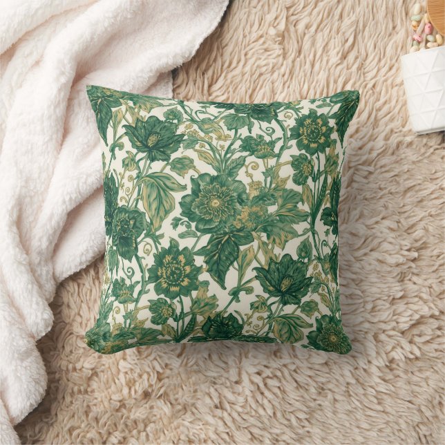 William Morris Compton greenery Art Nouveau  Cushion (Blanket)