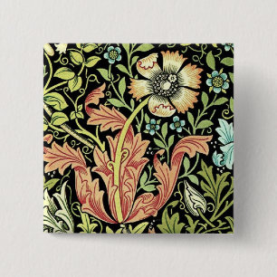 William Morris Compton Wallpaper Classic 15 Cm Square Badge
