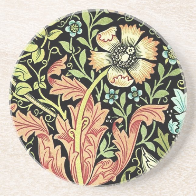 William Morris Compton Wallpaper Classic Coaster (Front)