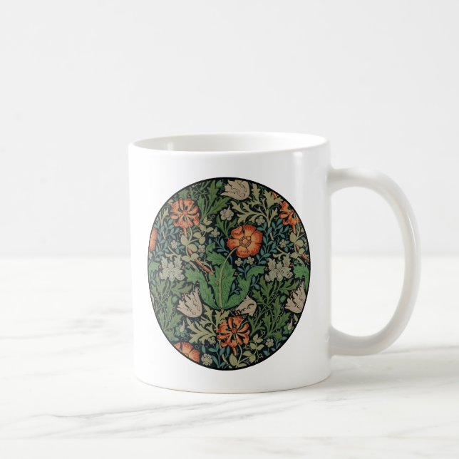 William Morris Compton Wallpaper Classic Coffee Mug (Right)
