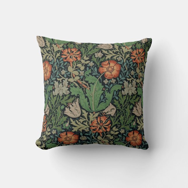 William Morris Compton Wallpaper Classic Cushion (Front)