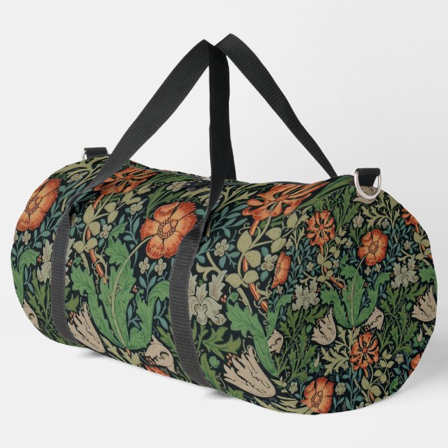 William Morris Compton Wallpaper Classic Duffle Bag (Left Corner)