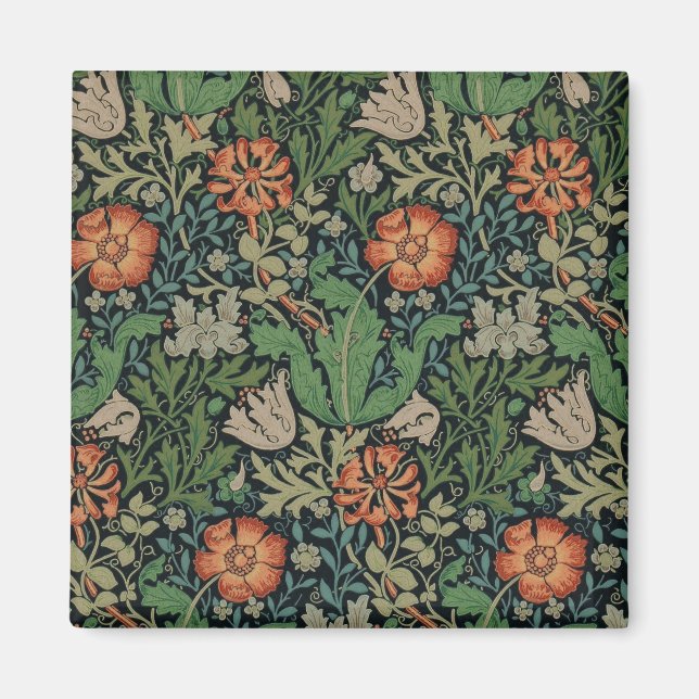 William Morris Compton Wallpaper Classic Magnet (Front)