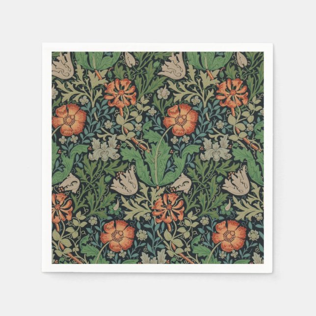 William Morris Compton Wallpaper Classic Napkin (Front)
