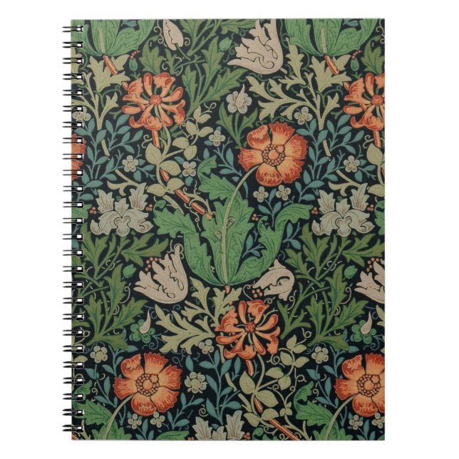 William Morris Compton Wallpaper Classic Notebook (Front)
