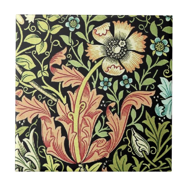 William Morris Compton Wallpaper Classic Tile (Front)