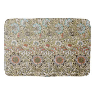 William Morris Corncockle Botanical Vine Floral Bath Mat