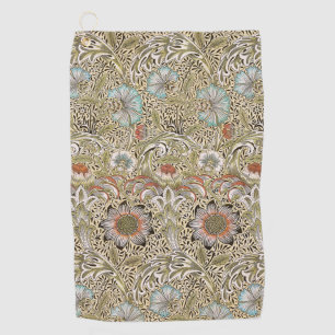 William Morris Corncockle Botanical Vine Floral Golf Towel