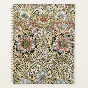 William Morris Corncockle Botanical Vine Floral Planner