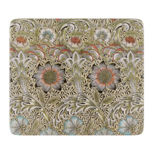 William Morris Corncockle Vintage Floral Cutting Board