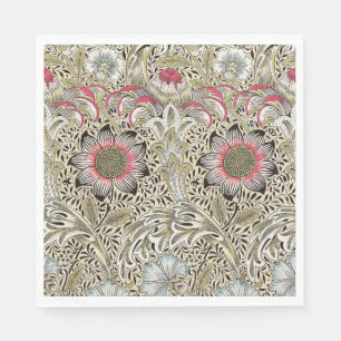 William Morris Corncockle Vintage Floral Napkin