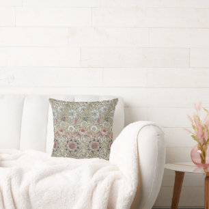 William Morris Corncockle wallpaper floral  Cushion