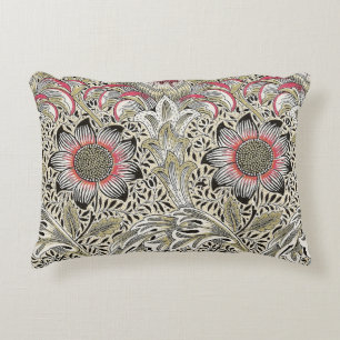 William Morris Corncockle wallpaper floral  Decorative Cushion
