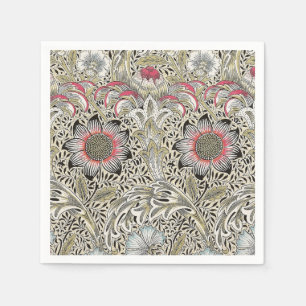 William Morris Corncockle wallpaper floral Napkin