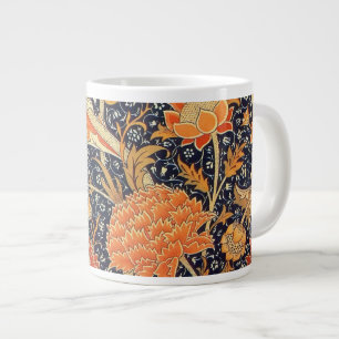 William Morris Cray Floral Art Nouveau Pattern Large Coffee Mug