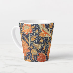 William Morris Cray Floral Art Nouveau Pattern Latte Mug