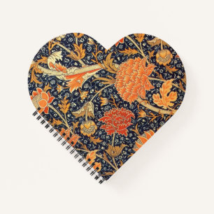 William Morris Cray Floral Art Nouveau Pattern Notebook